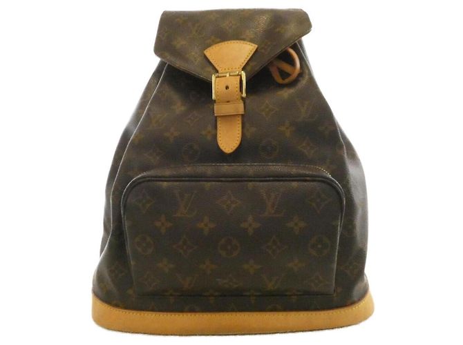 Louis Vuitton Monogram Montsouris GM Backpack Brown