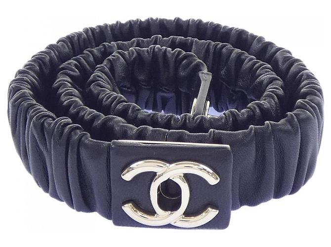 Chanel Gürtel Standard Black Schwarz