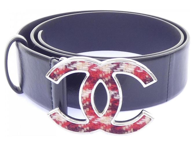 Ceinture Chanel Black Standard Noir