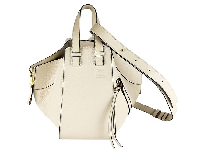 Loewe Hammock Leder Schultertasche Roh