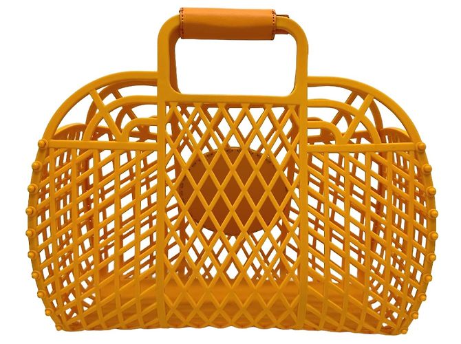 Bolsa Baguette Fendi Laranja