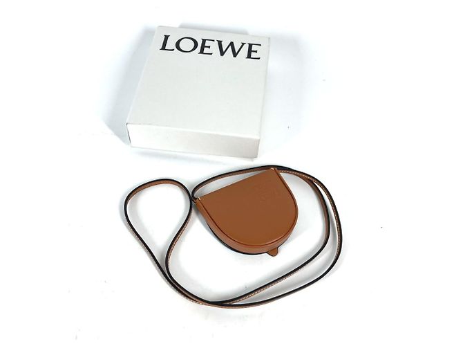 Loewe Brown Leather Coin Purse