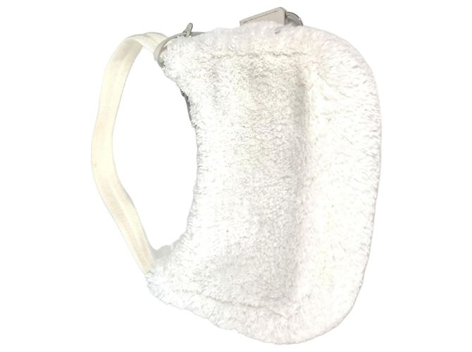 Tote Borsa Prada 1NE515 Terry Re-Edition 2000 Nero Bianco 
