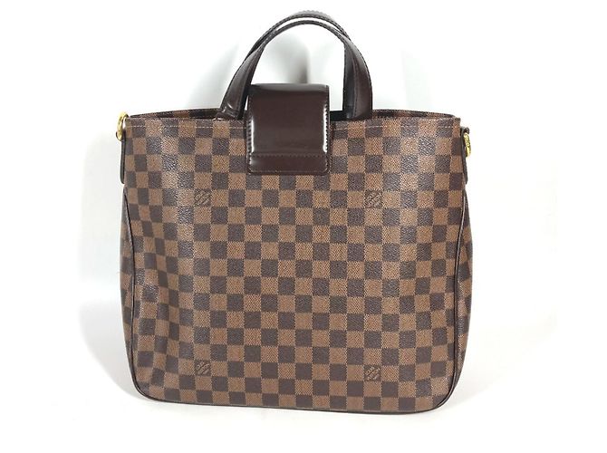 Bolsa Louis Vuitton Damier Cabas Roseberry Marrom Damier ebene