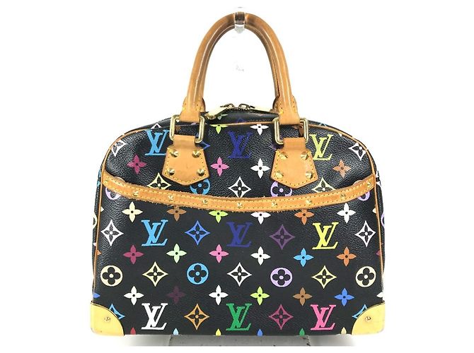 Sac à main Louis Vuitton Monogram Multicolor Trouville Noir Multicolore