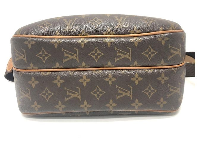 Louis Vuitton Monogram Reporter PM Schultertasche Braun Monogramm