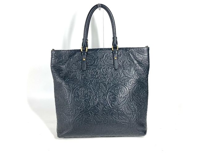 Sac cabas en cuir Medusa Versace Noir