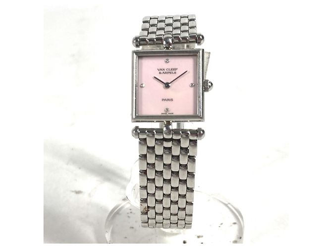 Reloj Van Cleef & Arpels Pink Shell Classic Cale para mujer 