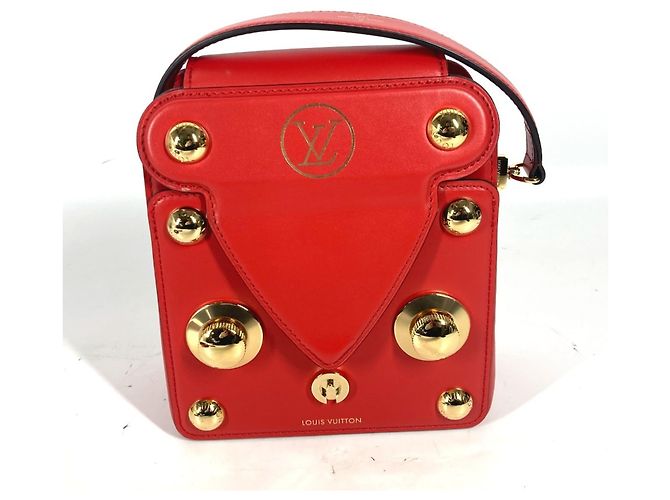 Louis Vuitton M82215 S Lock Bag Rouge Doré