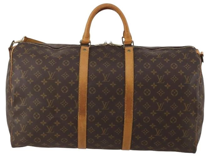 Louis Vuitton Keepall Bandoulière Canvas 60 Marrom