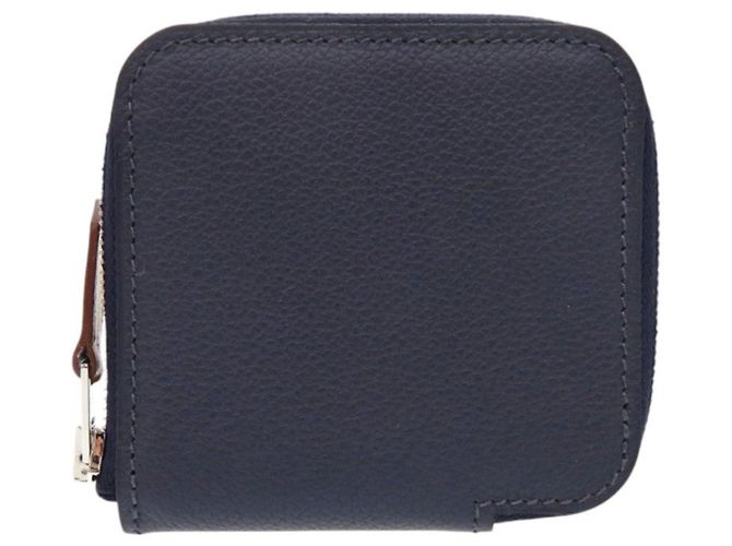 Hermès Hermes Azap Coin Case in Epsom Leather Blue