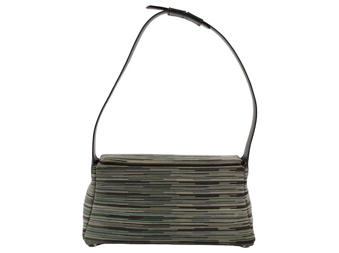Hermès Borsa a Spalla Hermes Galonne Nero Verde