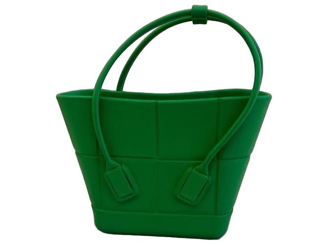 Arco Borsa a secchiello Bottega Veneta in gomma verde