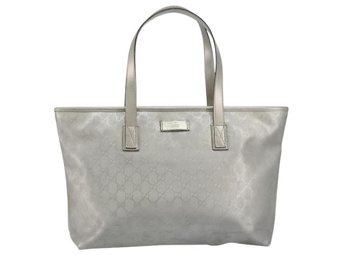 Tote Plus Gucci GG Imprime Medium Argento