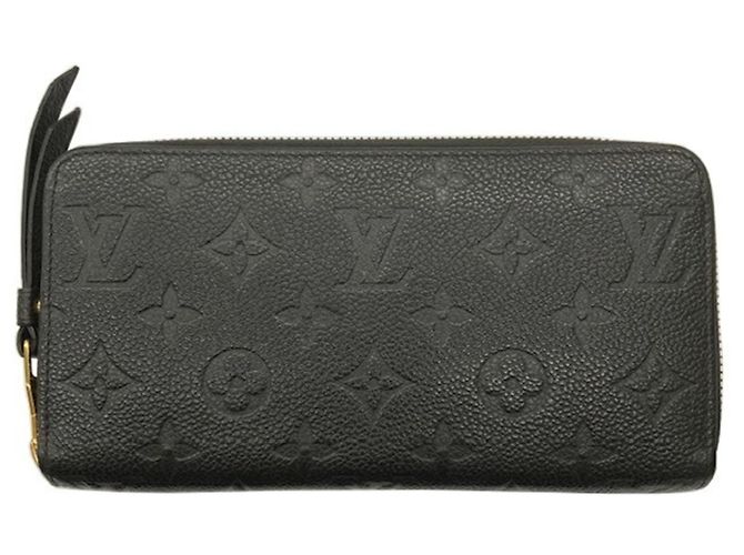 Zippy Cartera larga Louis Vuitton Monogram Empreinte Negro