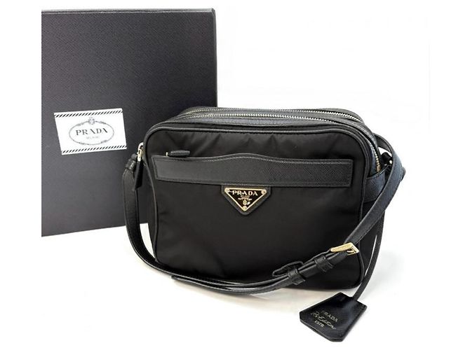 Saffiano Borsa a Spalla Prada 1BH218 Nero