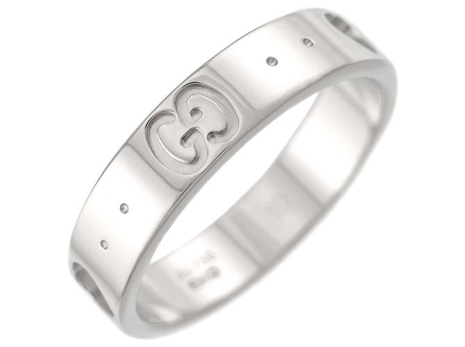 Anillo Gucci Icon Amor #10 en oro blanco