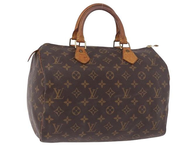LOUIS VUITTON Bolsa Monogram Speedy 30 M41526 LV Auth 191044A Monograma