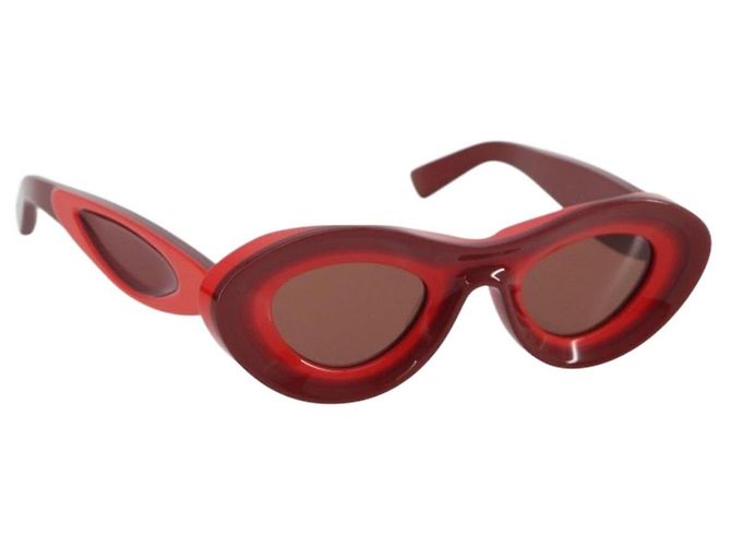 Occhiali da sole BOTTEGA VENETA in plastica Rosso Auth 190515M