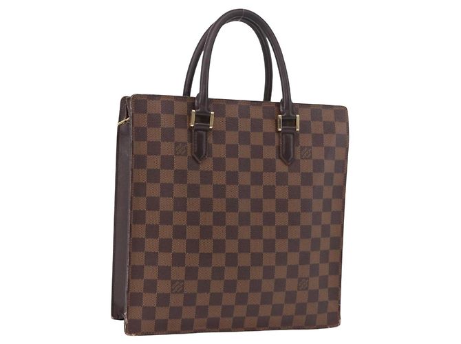 LOUIS VUITTON Bolsa Damier Ebene Venice PM N51145 LV Auth 191525