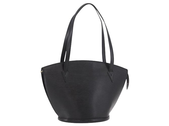 LOUIS VUITTON Borsa a Spalla Epi Saint Jacques Nera M52272 Auth bs35995 Nero