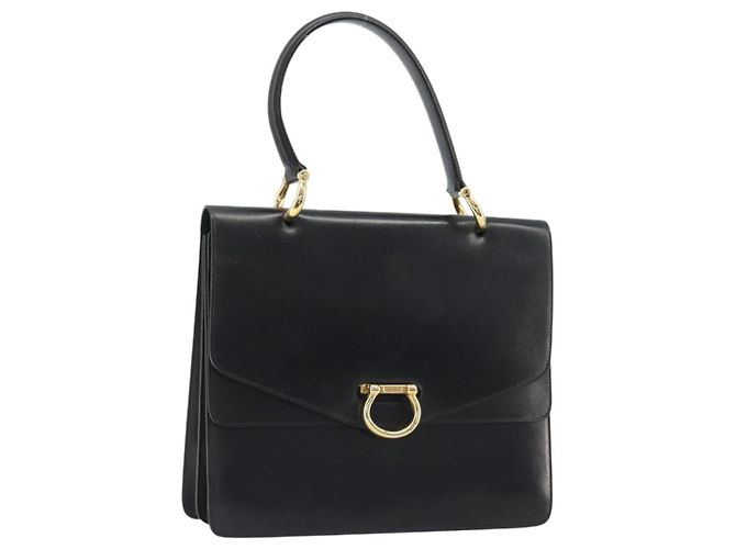 Céline Borsa CELINE in pelle nera e oro Auth mr2665V Nero D'oro