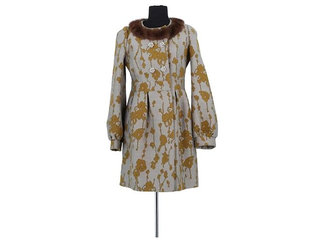 Tara Jarmon Anthracite wool coat Dark grey