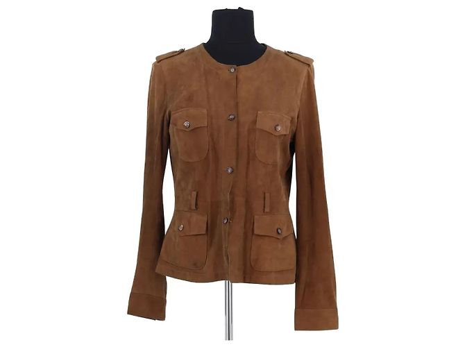 Gerard Darel Wildlederjacke braun