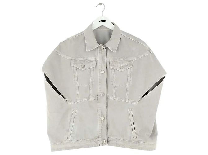 Dries Van Noten Grey sleeveless denim jacket