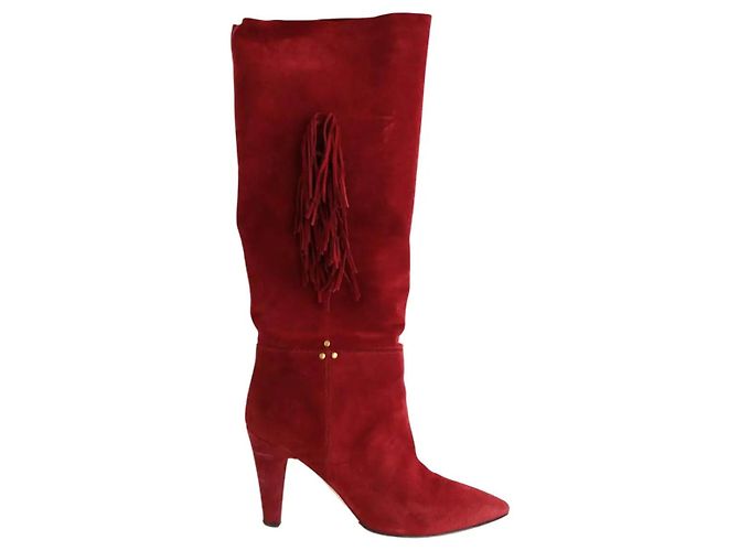 Jerome Dreyfuss Botas altas vermelhas Vermelho