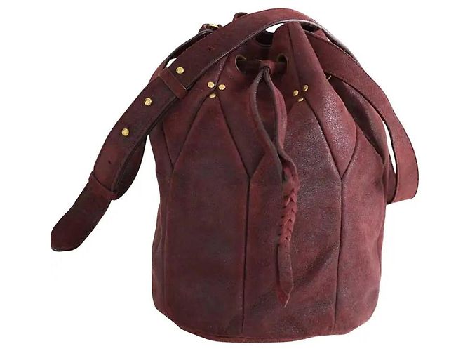 Jerome Dreyfuss Bolsa de ombro bordô Bordeaux