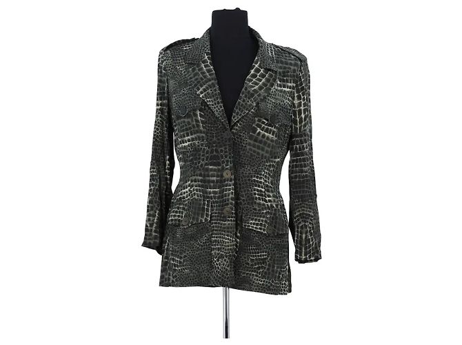 Georges Rech Green silk jacket