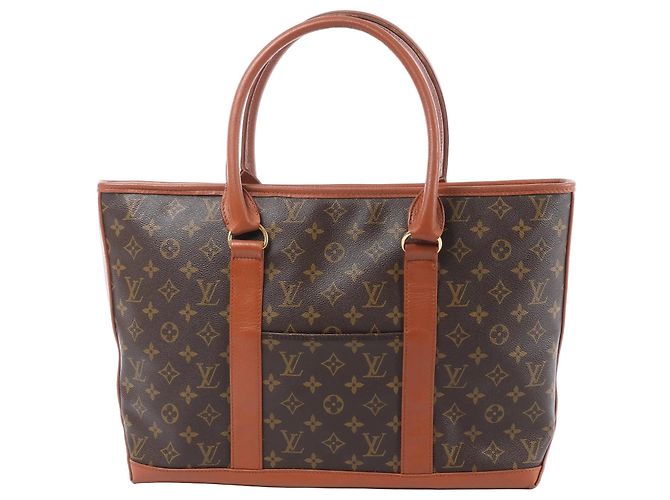 Borsa Louis Vuitton Weekend PM Monogram Canvas Marrone M42425