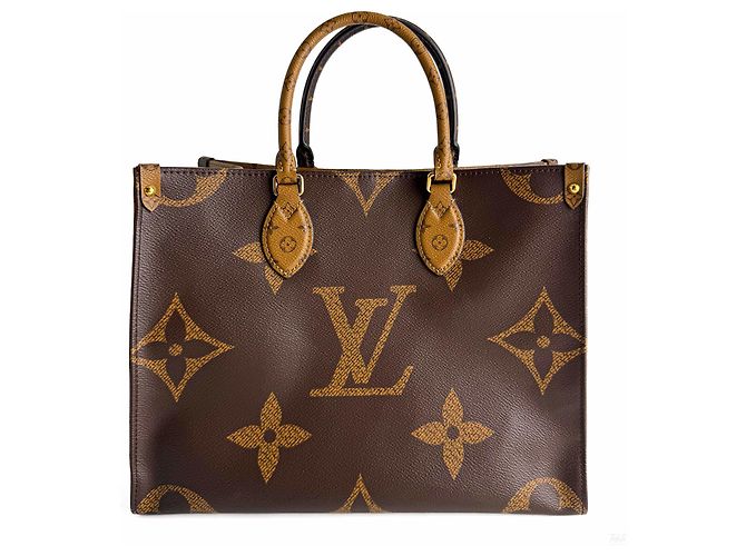 Louis Vuitton Bolsa de ombro Onthego MM Canvas Monogram Giant
Monogram Reverse Marrom