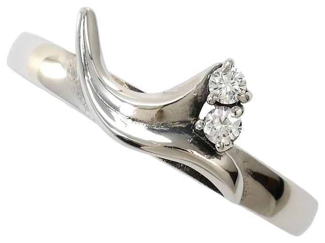 Autre Marque PT850 Platinring mit Diamant