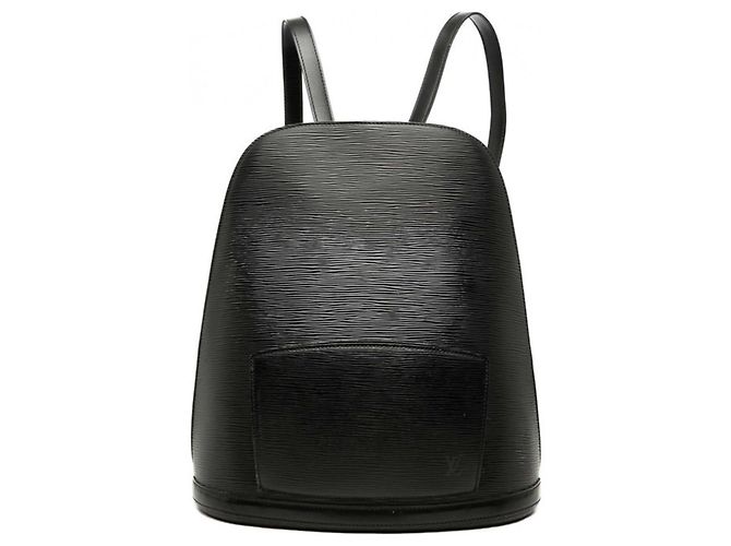 Louis Vuitton Epi Gobelin Rucksack Schwarz