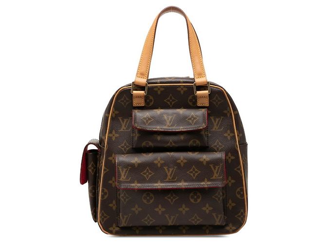 Borsa Louis Vuitton Monogram Excentrie Cité Marrone