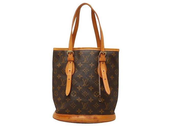 Louis Vuitton Monogram Bucket PM Handtasche Braun Monogramm
