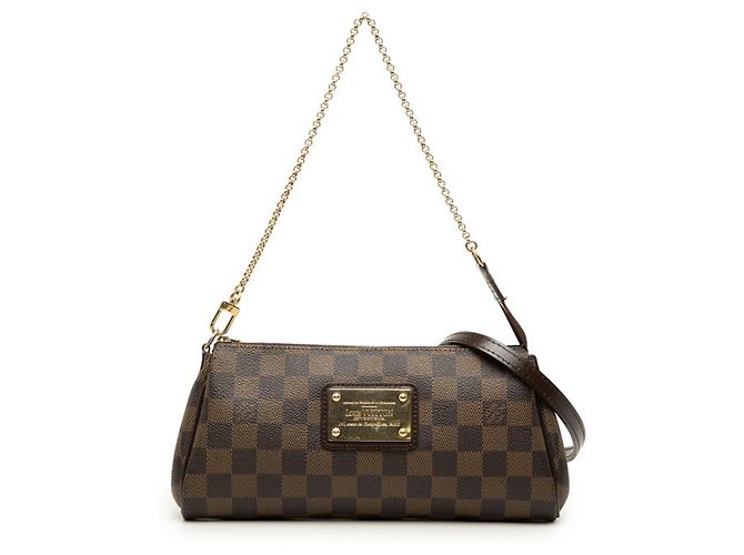 Bolsa Louis Vuitton Damier Eva Chain Marrom Damier ebene