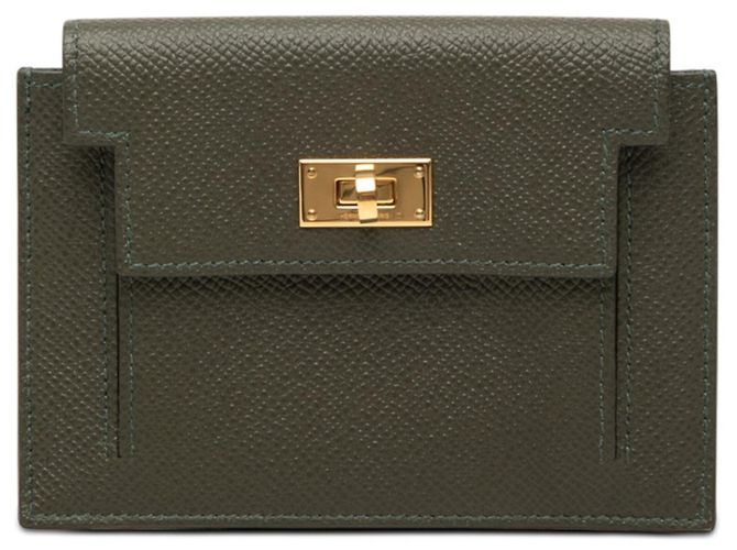 Hermès Cartera compacta Kelly Pocket Hermes Caqui