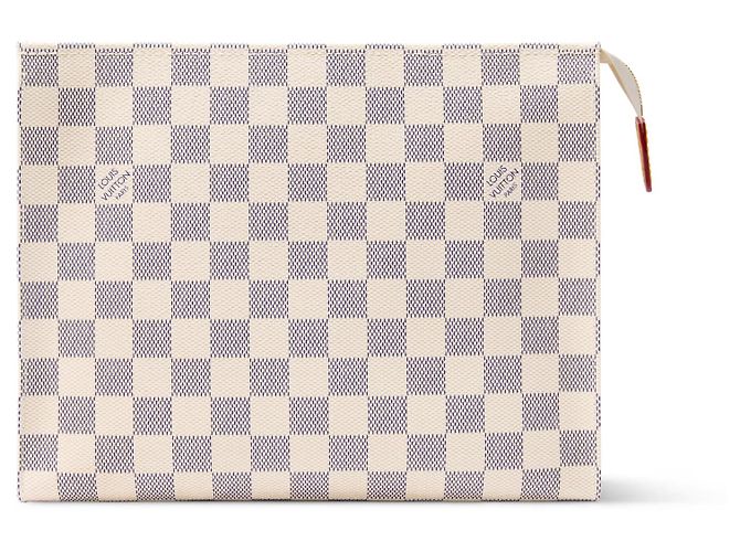 Louis Vuitton Necessaire Damier Azur Damier ebene