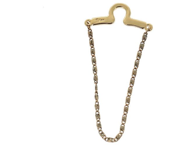 Pendente Christian Dior CD in metallo D'oro