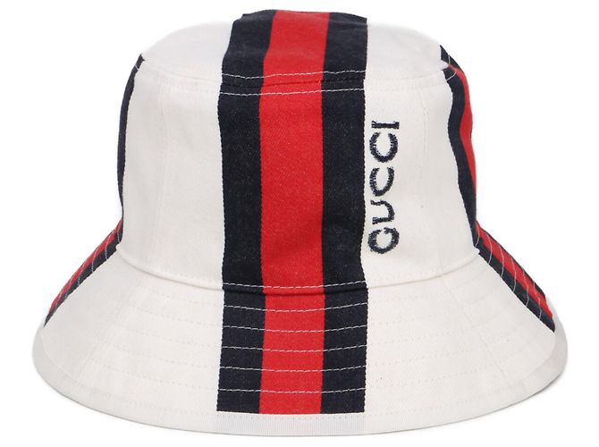 Gucci White Bucket Hat
