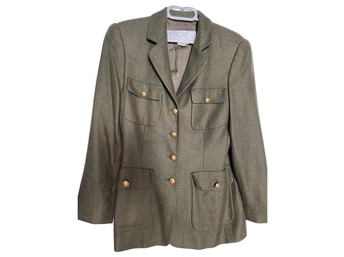 ESCADA Margaretha Ley Vintage Blazer Green