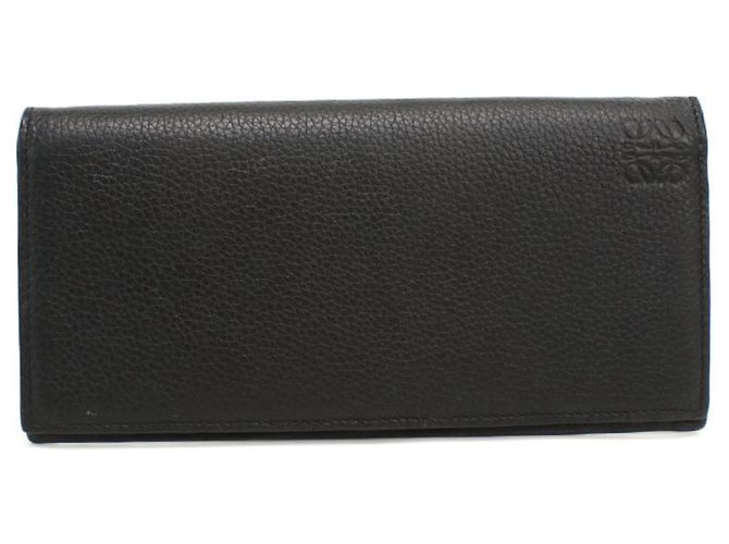 Portafoglio lungo da uomo Loewe Nero