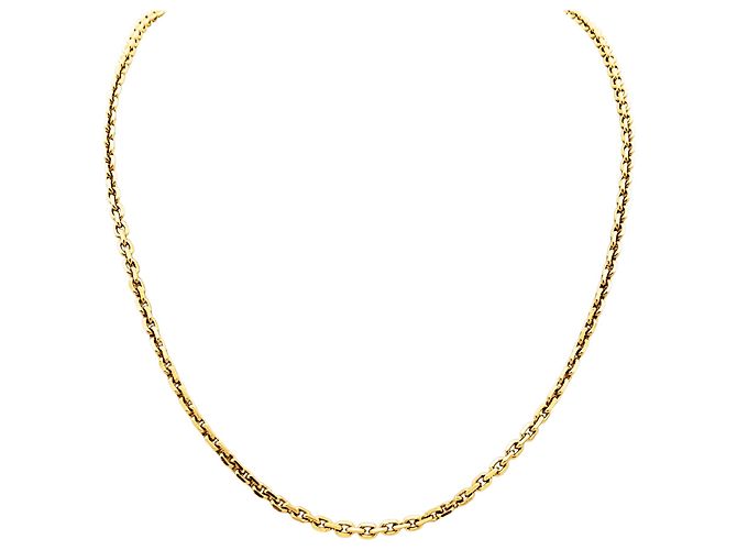 Autre Marque Collar de oro, cadena forçat.
