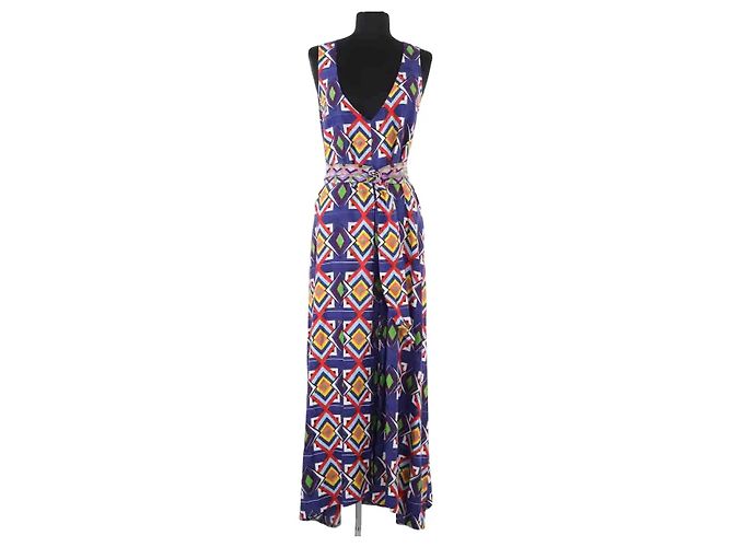 Autre Marque Abito in cotone blu AML Paris