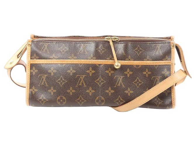 Borsa a tracolla Louis Vuitton Popincourt Long Monogram marrone M40008
