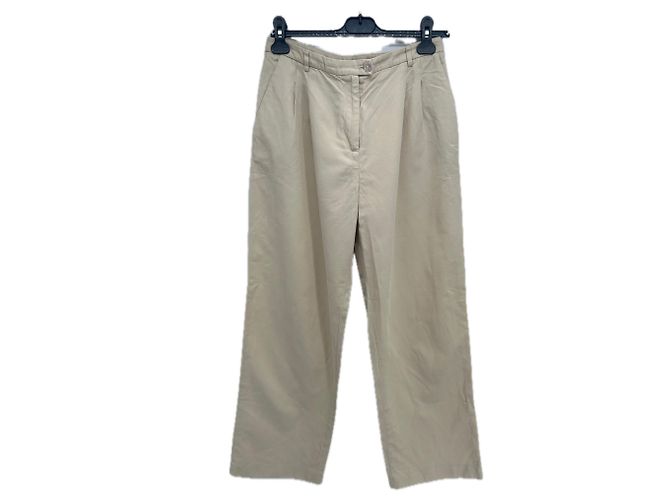 Rouje Hose aus Baumwolle Beige Größe 40