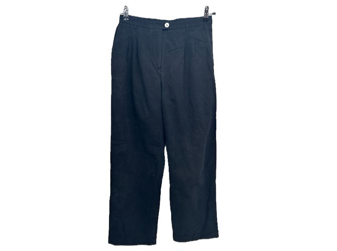 Pantaloni neri in cotone Rouje Taglia 40 Nero